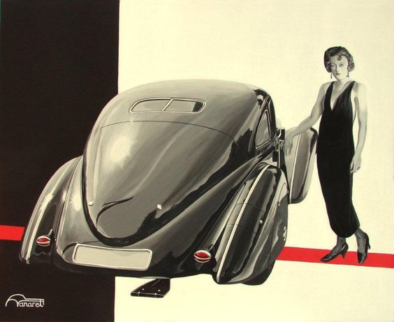 François Vanaret, Greta L'artiste associe la Mercedes-Benz à l'actrice Greta Lovisa Gustafson, dit Greta Garbo, Garbo voulant dire en espagnol "la classe, l'élégance", nom de scène donné par Mauritz Stiller. Greta, né en 1905 à Stockholm en Suède tourna dans de nombreux films notables dont La Chair et le Diable, La Reine Christine, etc. La grâce et l'élégance de cette actrice répondent à celles de la Mercedes.
