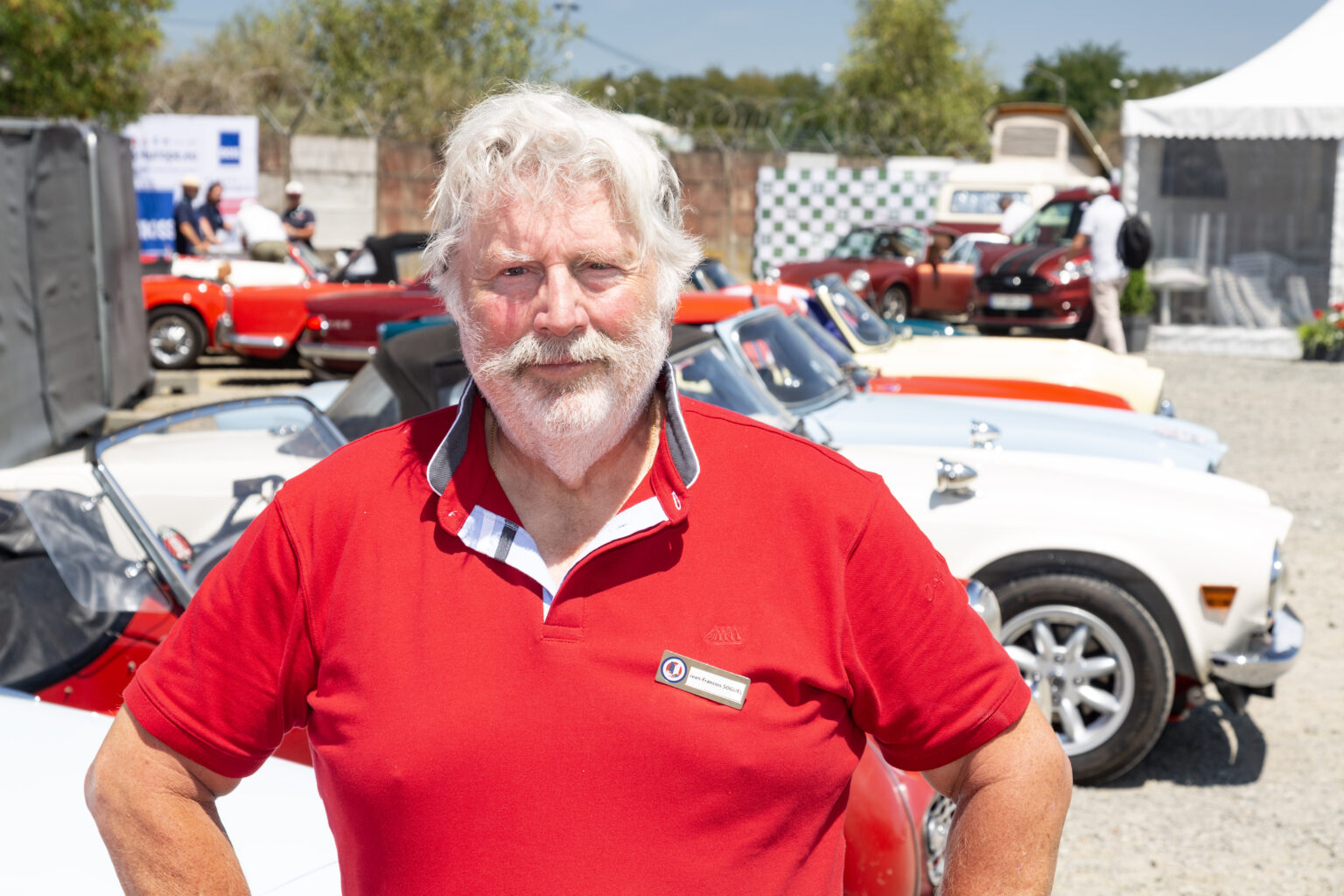 Jean-François Soguel qui pose lors du Mans Classic 2025