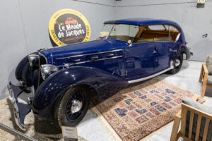 Delahaye 148 N Vutotal sur le stand Le monde de Jacques