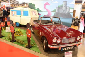 Triumph Vitesse et une caravane