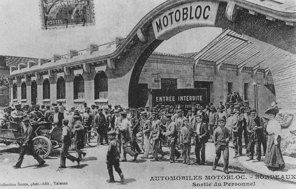 Usines Motobloc en dessin