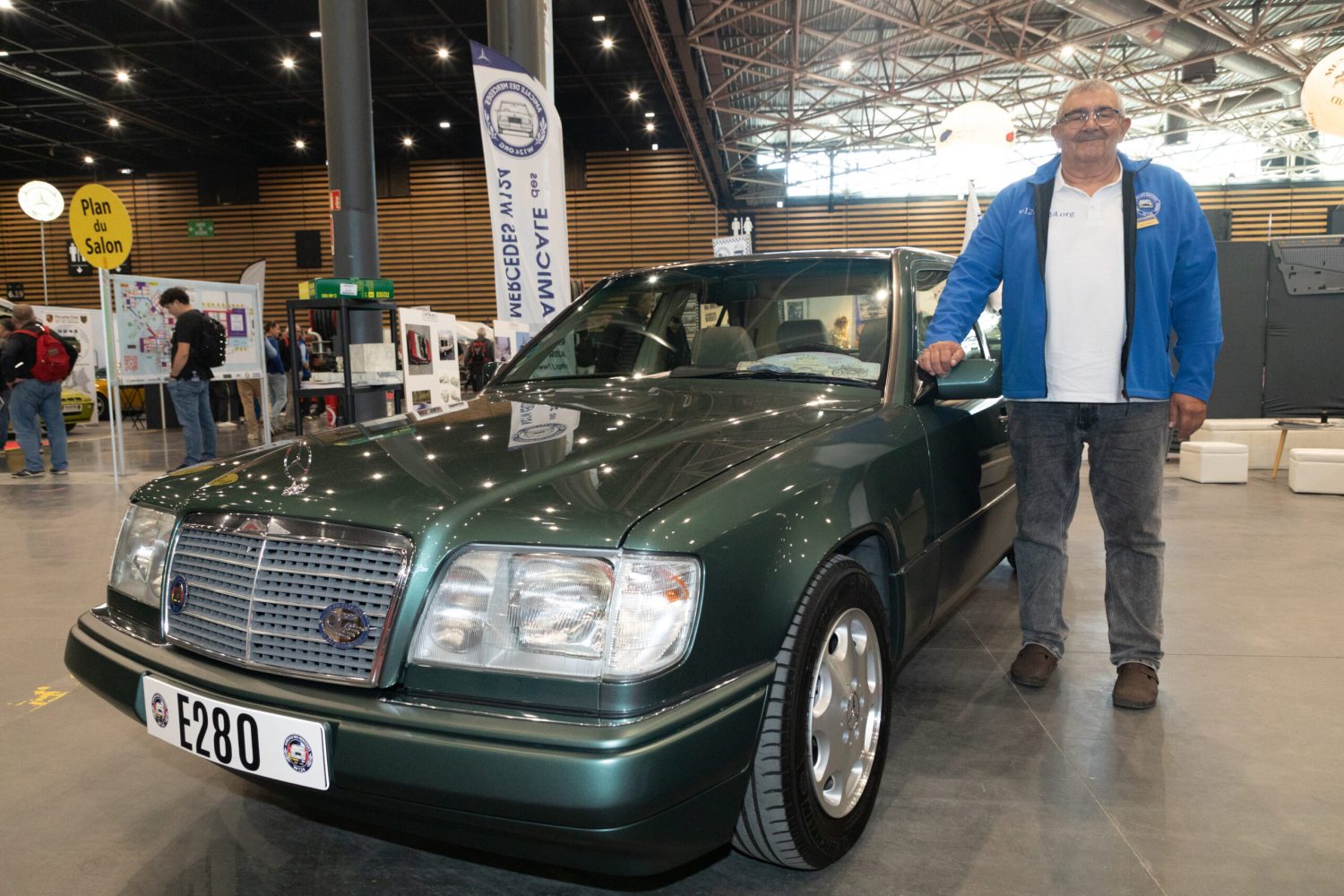Marc Orlu, président de l’Amicale des Mercedes W124 