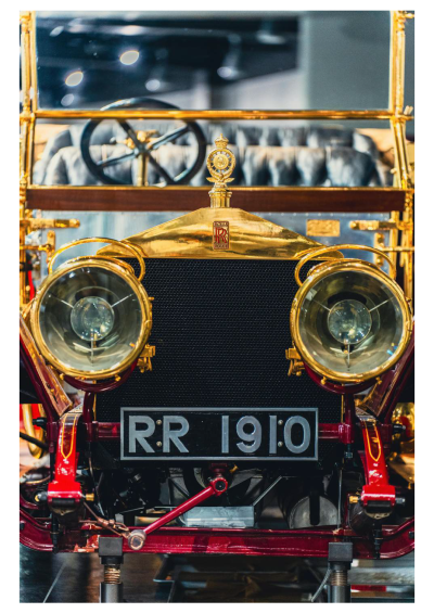 Avant d'une rolls Royce