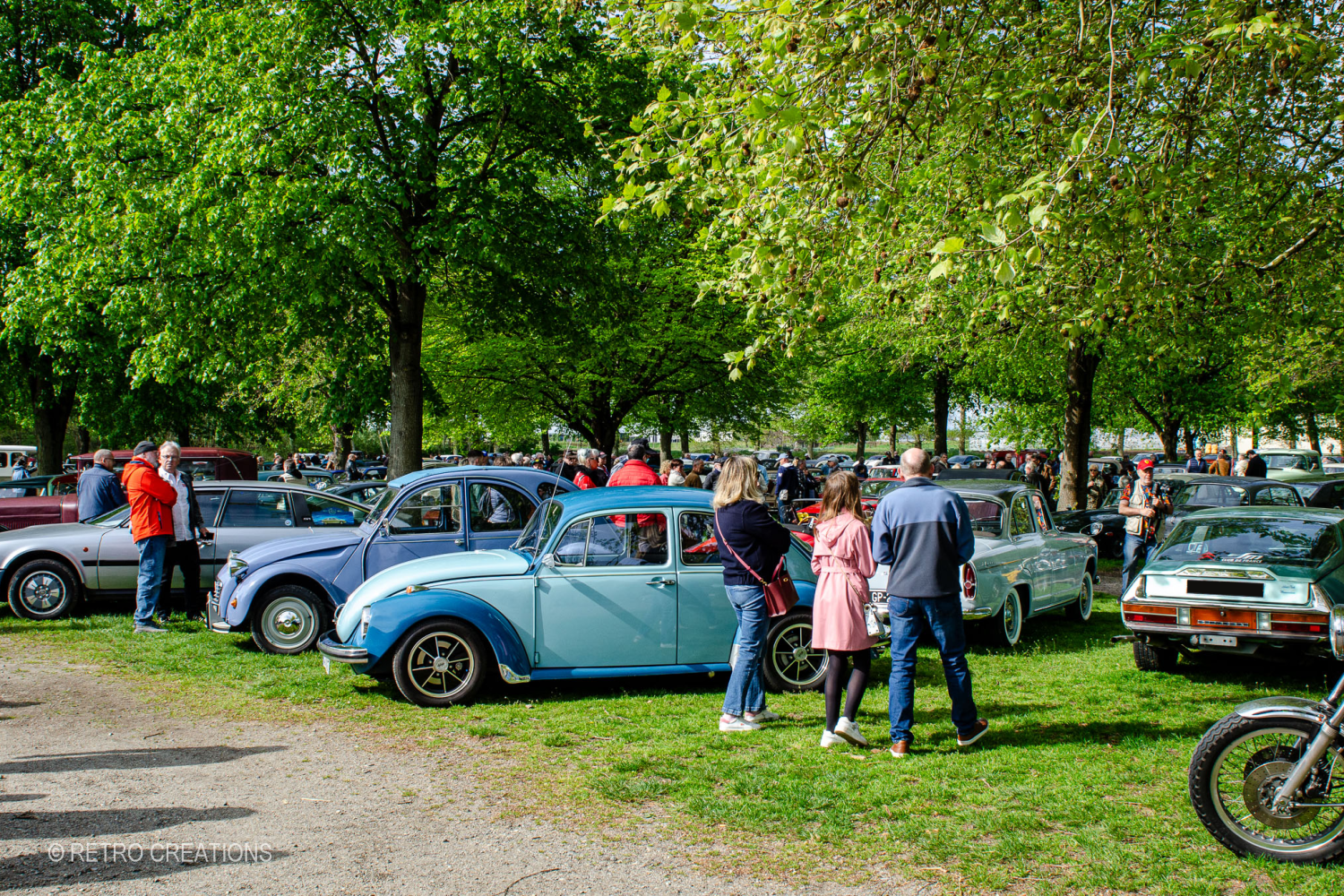 Rassemblement véhicules d'époque : 2CV